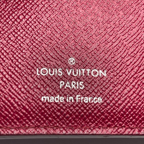 Louis Vuitton Red Epi Leather Victorine Compact Wallet - Preowned - Picture 13 of 15